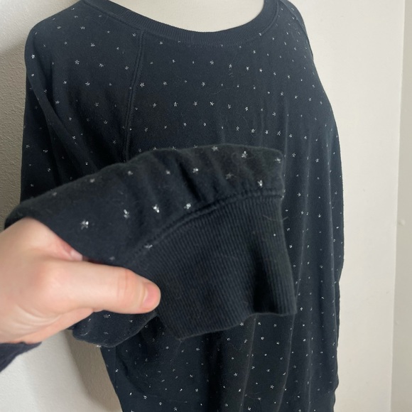 Torrid Black Crewneck Sweater With Small Silver Star Design Size 2 (2X) Women’s - Picture 3 of 8